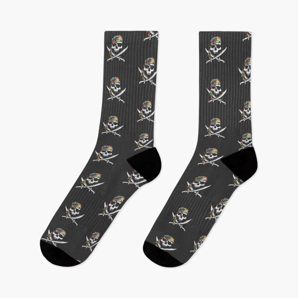 Artikelvorschau, Colourful Skull and Crossbones entworfen und verkauft von WildGeometric.
