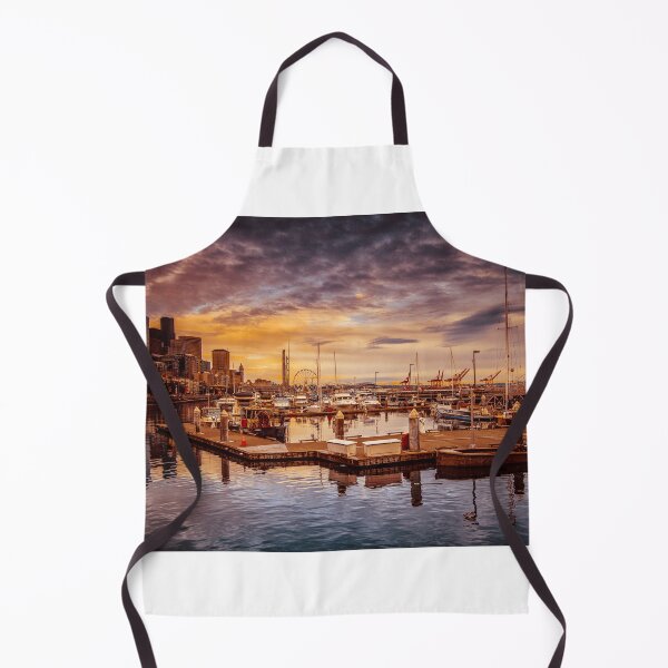Item preview, Seattle marinescape designed and sold by etkata4.