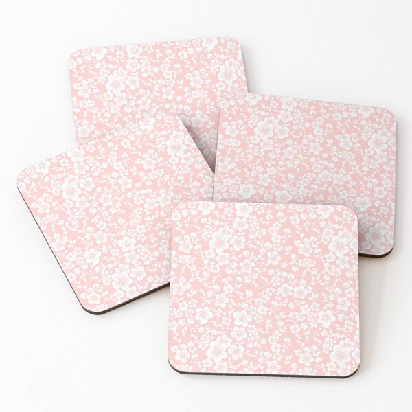 Item preview, Delicate Peachy Pink Cherry Blossom Floral Print designed and sold by cgroenewald.