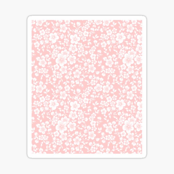 Item preview, Delicate Peachy Pink Cherry Blossom Floral Print designed and sold by cgroenewald.