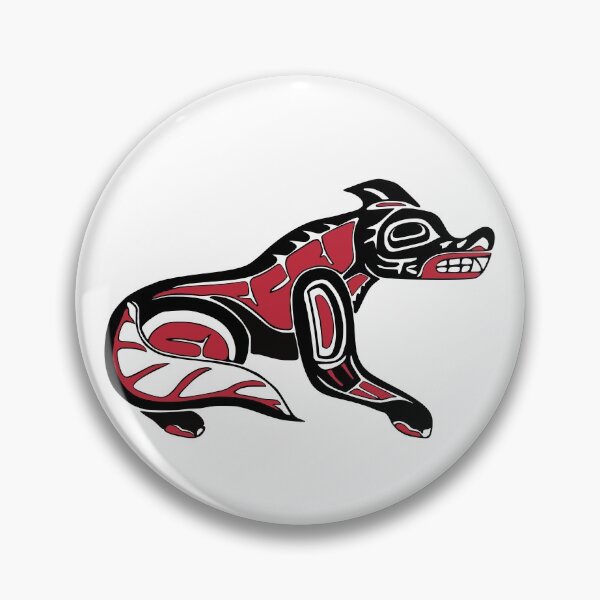 Item preview, Native American Canadian Wolf Totem Indian Art designed and sold by Beltschazar.