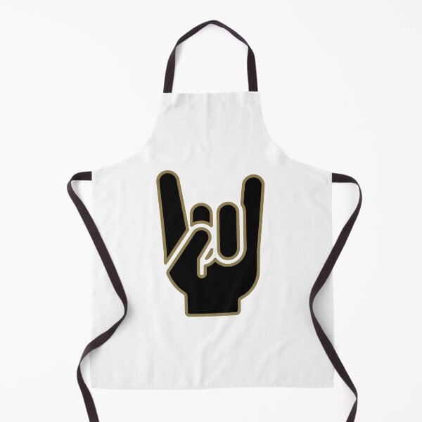 Item preview, Rock Hand Gesture Black & Gold Rock N Roll Salute designed and sold by IBMClothing.