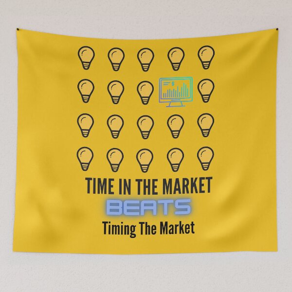 Item preview, Time in the market squashes timing the market designed and sold by FourNuns.