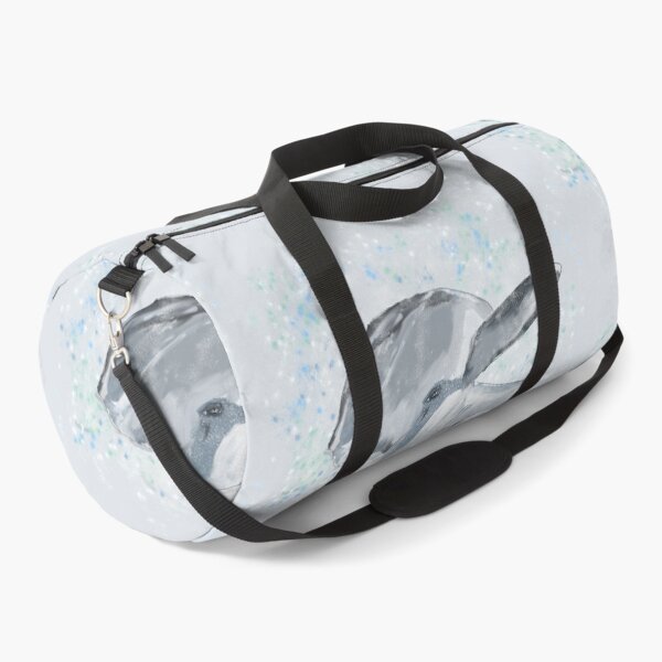 Joyful Splashing Dolphin Art/Painting Duffle Bag