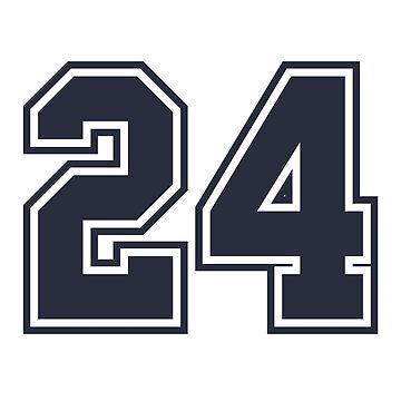 24 Sports Number Twenty-Four | Sticker