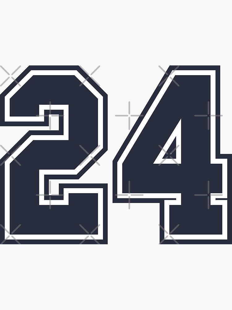 24 Sports Number Twenty-Four | Sticker
