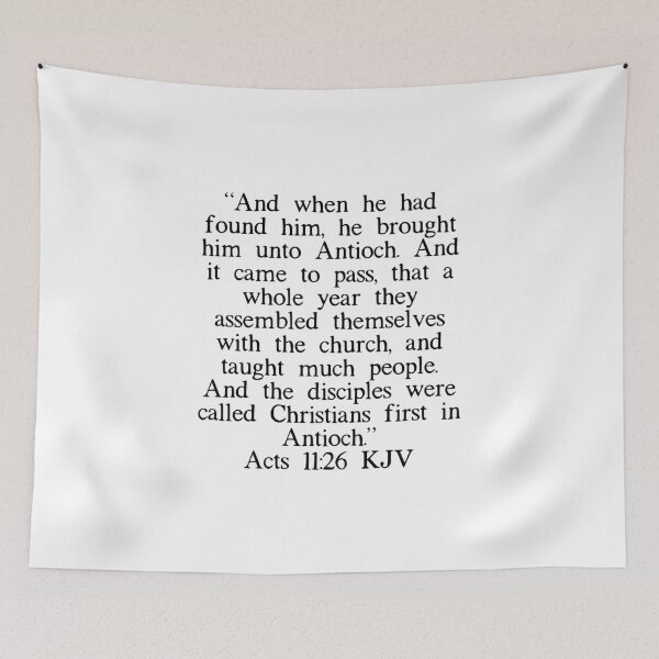 Item preview, Acts 11:26 KJV designed and sold by IBMClothing.
