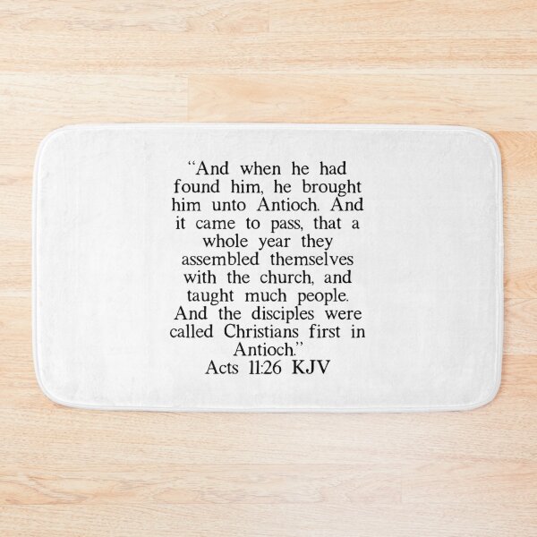 Item preview, Acts 11:26 KJV designed and sold by IBMClothing.