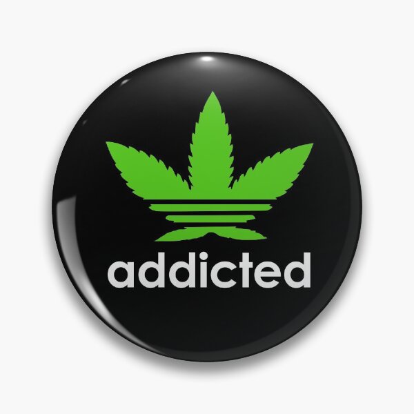 Item preview, Addicted Cannabis Logo  designed and sold by silverhexagon.