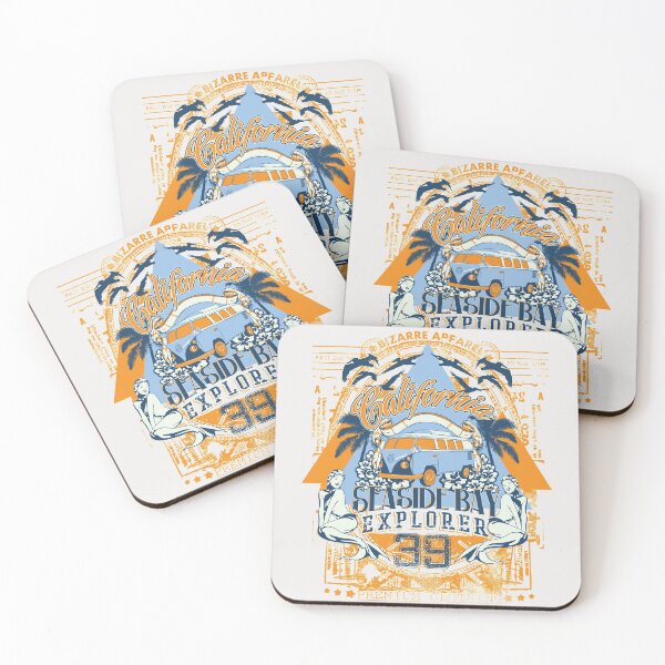 Item preview, Bizzare California Retro Beach Seaside Bay designed and sold by chocob3ar.