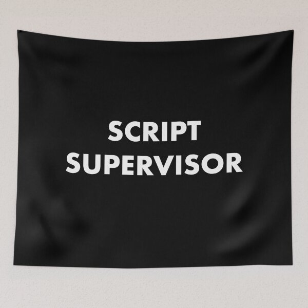 Item preview, SCRIPT SUPERVISOR! Movie Film Crew wear! designed and sold by KateHolderness.