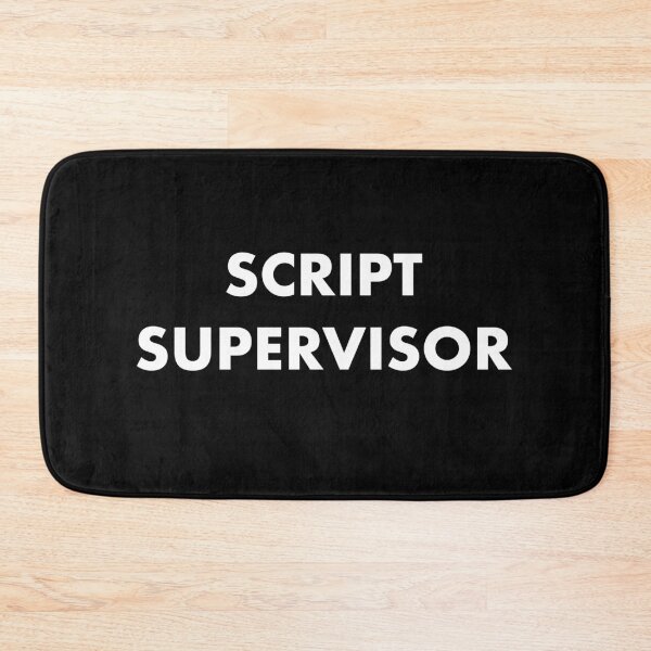 Item preview, SCRIPT SUPERVISOR! Movie Film Crew wear! designed and sold by KateHolderness.