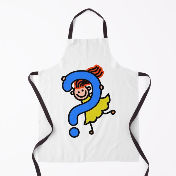 Item preview, Letter Question Mark for girls alphabet Kids Colorful Cartoon Character designed and sold by funwithletters.