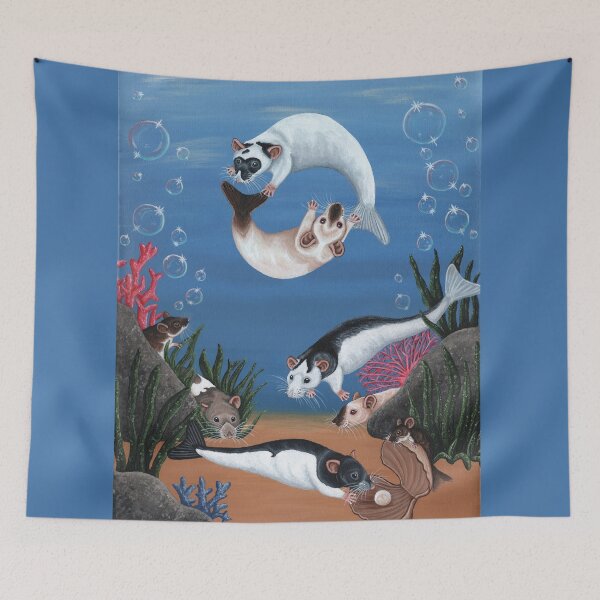 Item preview, Mermaid Rats designed and sold by WolfySilver.