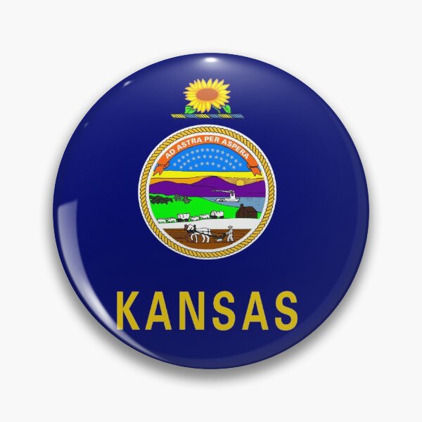 Item preview, Kansas flag designed and sold by Pegasus00.