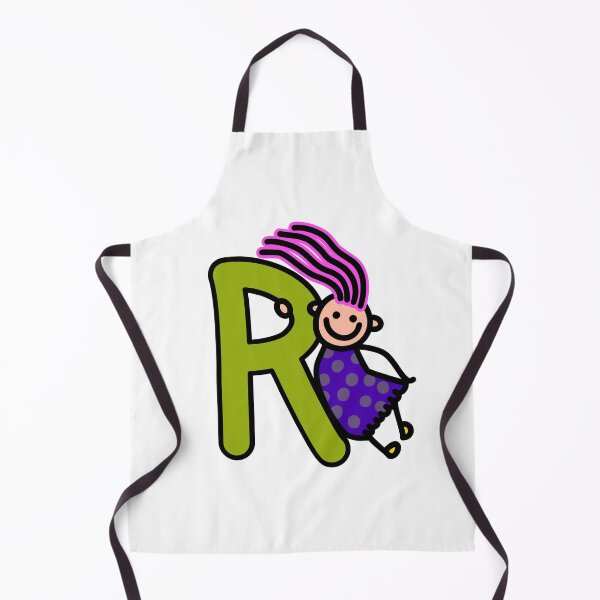 Item preview, Letter R for girls alphabet Kids Colorful Cartoon Character designed and sold by funwithletters.