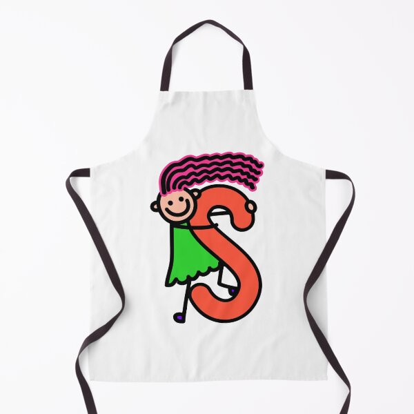 Item preview, Letter S for girls alphabet Kids Colorful Cartoon Character designed and sold by funwithletters.