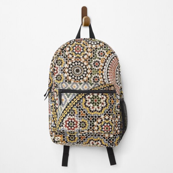 Item preview, zellige moroccan mosaic tilework, traditional moroccan art designed and sold by NoetherSym.