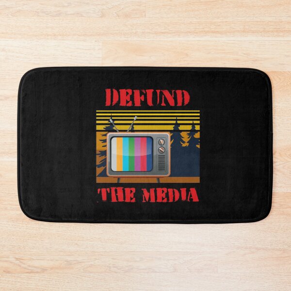 Item preview, Retro Vintage Defund The Media designed and sold by VibeCraze Designs.
