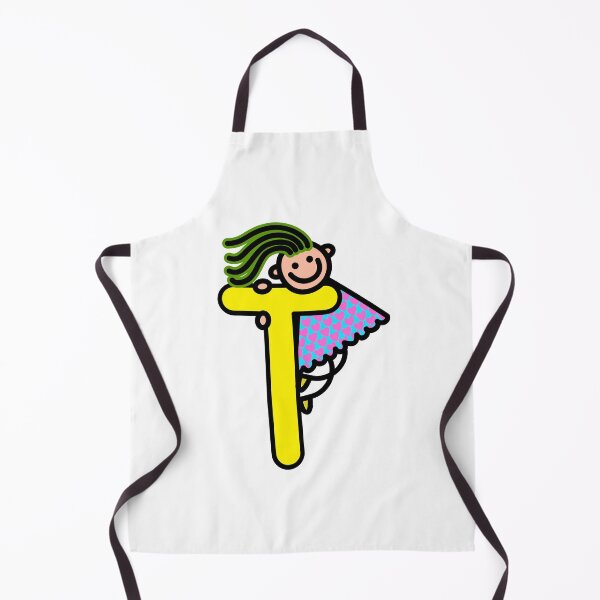 Item preview, Letter T for girls alphabet Kids Colorful Cartoon Character designed and sold by funwithletters.