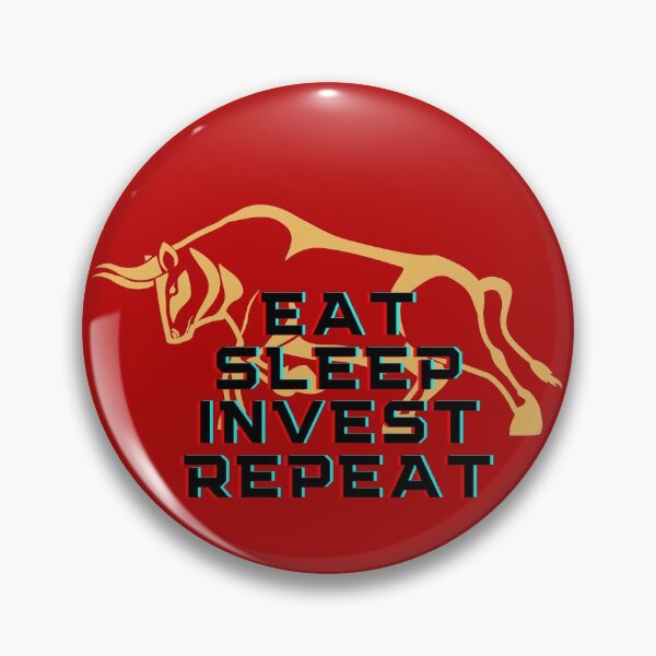 Item preview, EAT SLEEP INVEST REPEAT designed and sold by FourNuns.