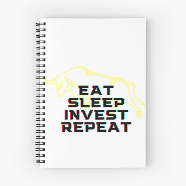 Item preview, EAT SLEEP INVEST REPEAT designed and sold by FourNuns.