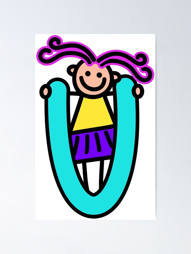 Póster «Letra U para niñas alfabeto Personaje de dibujos animados coloridos para niños» de funwithletters | Redbubble Póster «Letra U para niñas alfabeto Personaje de dibujos animados coloridos para niños» de funwithletters | Redbubble
