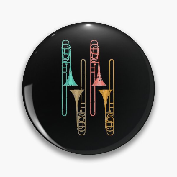 Item preview, Retro trombone designed and sold by bestshirtdesign.