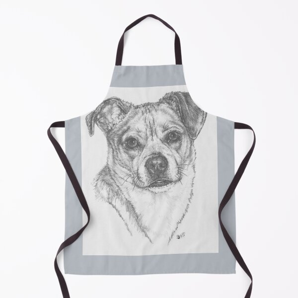 Item preview, Chug Portrait in Graphite designed and sold by BarbBarcikKeith.