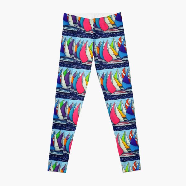 Item preview, Rainbow Racing Regatta designed and sold by Lisa Lorenz Paintings.