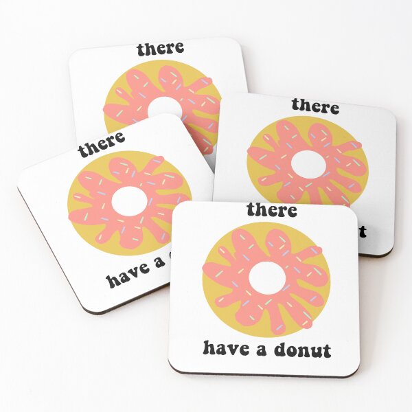 Item preview, cute donut with sprinkles and icing ( there, have a donut ) designed and sold by emaan-seller.