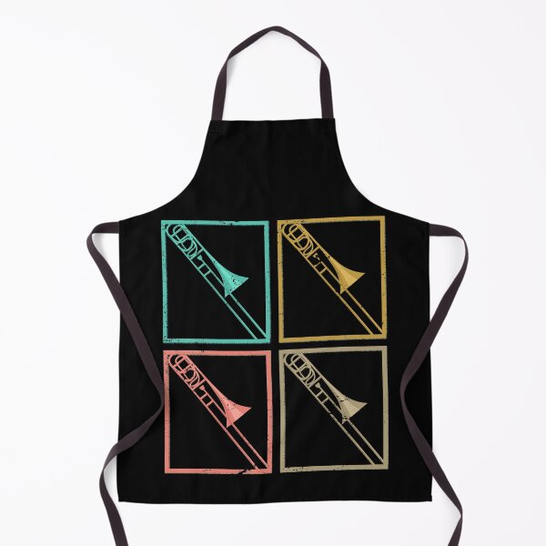 Item preview, Retro trombone designed and sold by bestshirtdesign.