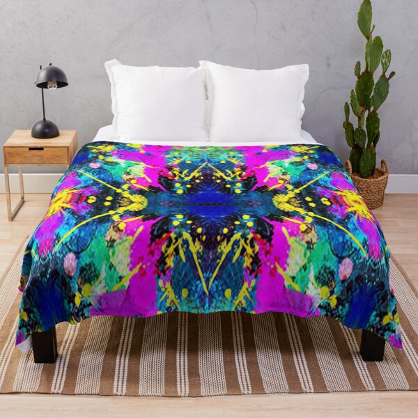 Artikelvorschau, Neonillustration, Psychedelic Arte Abstracto, abstraktes Kunstdesign entworfen und verkauft von Adri Barnard.
