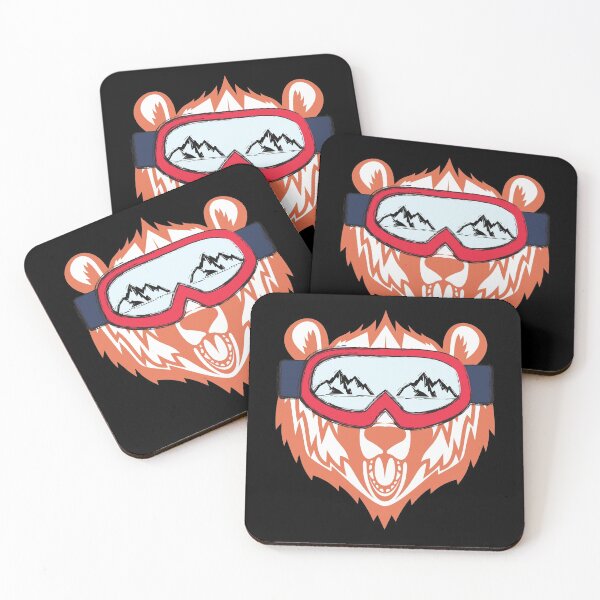 Item preview, Cool Bear Snowboarding  with Goggles designed and sold by WildWoyages.