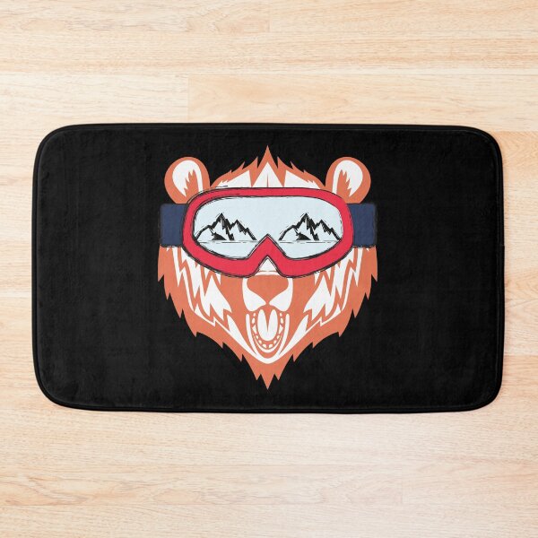 Item preview, Cool Bear Snowboarding  with Goggles designed and sold by WildWoyages.