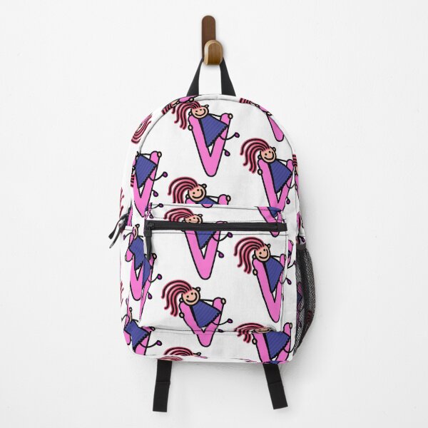 Item preview, Letter V for girls alphabet Kids Colorful Cartoon Character designed and sold by funwithletters.