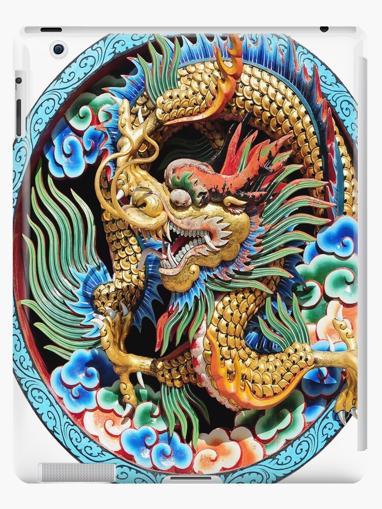 Chinese Dragon Tattoo Chinese Dragon Tattoo T Shirt For Dragon Lover Ipad Case Skin By Darkdreamer85 Redbubble