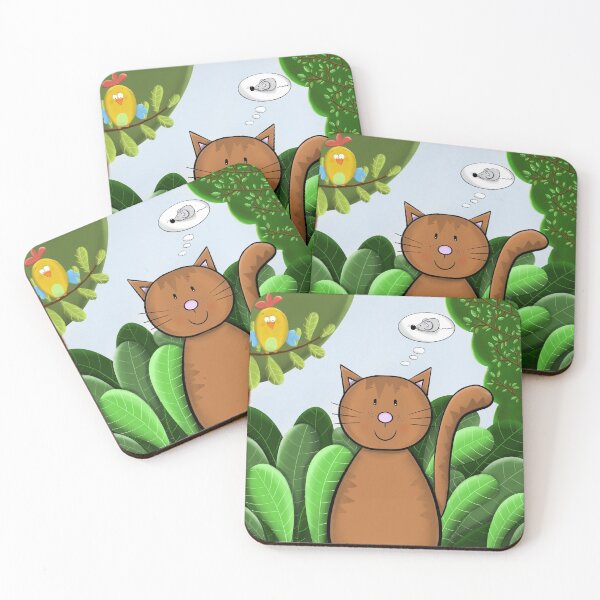 Item preview, Cat in jungle designed and sold by KateCrafts.