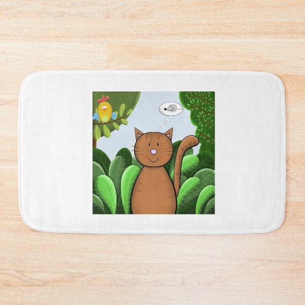 Item preview, Cat in jungle designed and sold by KateCrafts.