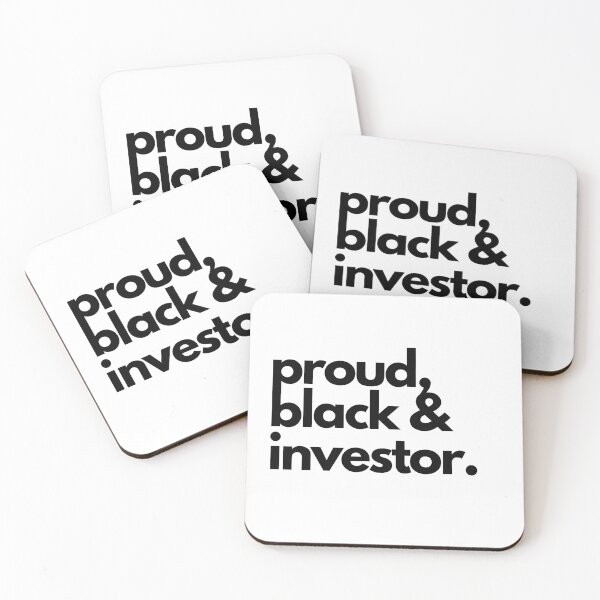 Item preview, Proud Black Investor designed and sold by FourNuns.