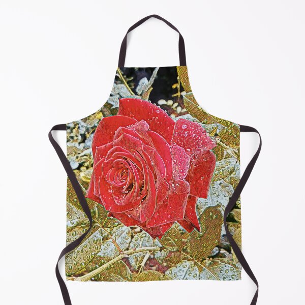 Item preview, Tender red rose after the rain designed and sold by helenkaiy.