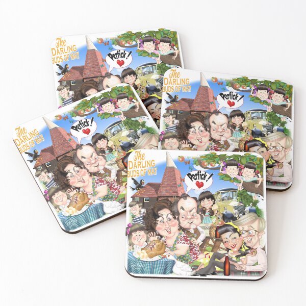 Darling Buds of May Coasters (Set of 4)