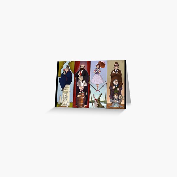 Haunted Mansion- Stretch portraits Greeting Card