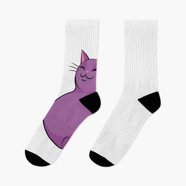 Item preview, Roly Poly Fat Purple Cat designed and sold by DurianWong.