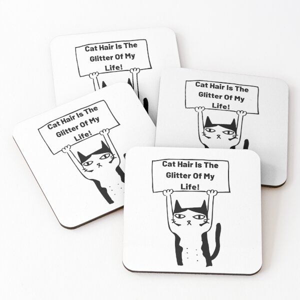 Item preview, Cat Hair Is The Glitter Funny Cat Essential T Shirt designed and sold by ZayZayDesigns.