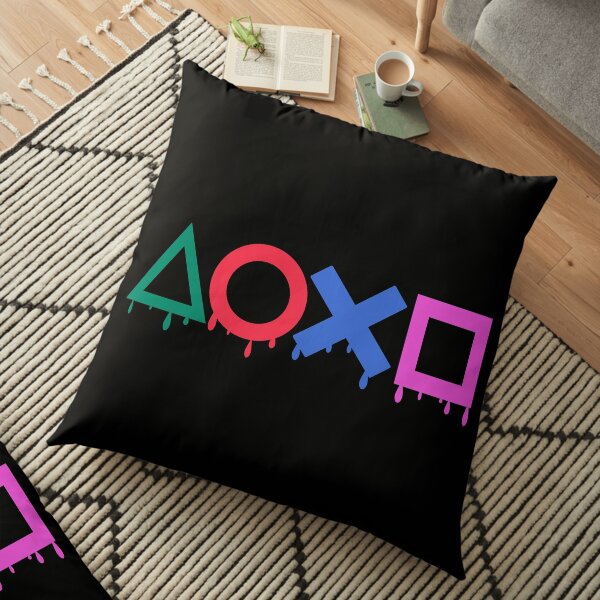 Color de Playstation Cojines de suelo