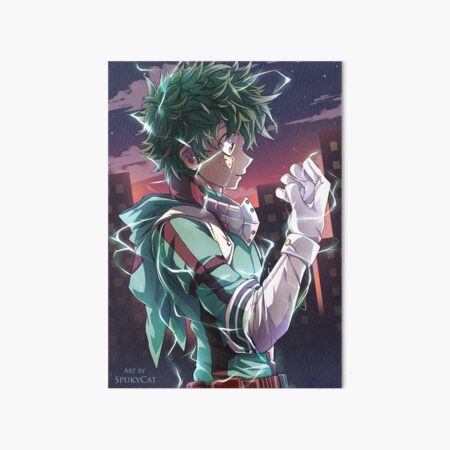 Deku BNHA Art Board Print