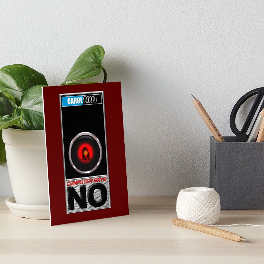 "Hal and Carol Beer Computer Says No!" Art Board Print by McPod | Redbubble