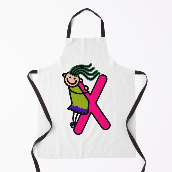 Item preview, Letter X for girls alphabet Kids Colorful Cartoon Character designed and sold by funwithletters.