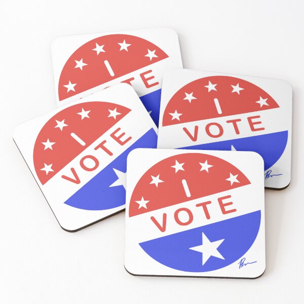 Item preview, I Vote designed and sold by RachelRabbbit.